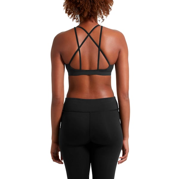 Strappy Mix Bra L, Puma Black, extralarge