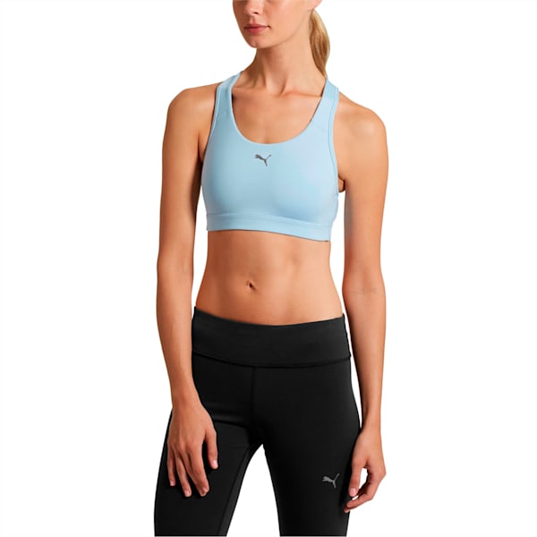 4Keeps Women's Mid Impact Bra, CERULEAN-PUMA back, extralarge