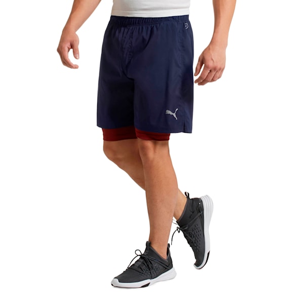 Running Men's IGNITE 2-in-1 Shorts, Peacoat, extralarge