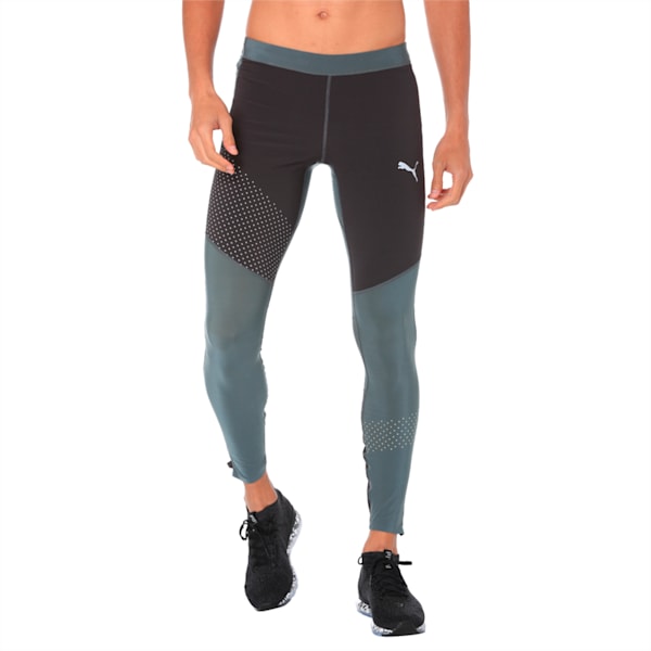 Winter Men's Running Tights, Puma Black, extralarge-IND