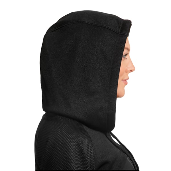 Varsity Cropped Cover-Up Women's Hoodie, Puma Black, extralarge