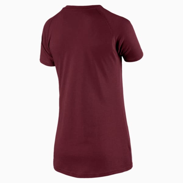 A.C.E Women's Raglan Tee, Vineyard Wine, extralarge