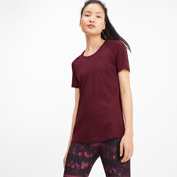 A.C.E Women's Raglan Tee, Vineyard Wine, extralarge