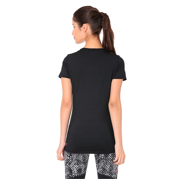 Essential Women's Graphic Tee, puma black-Solstice Gel, extralarge-IND