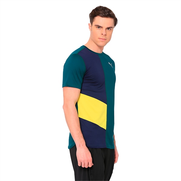 IGNITE dryCELL Men's Running Performance Fit T-shirt, Ponderosa Pine-Peacoat, extralarge-IND