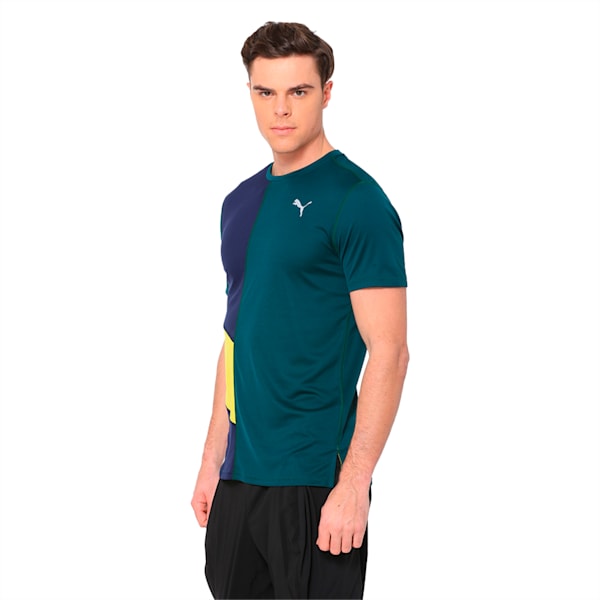IGNITE dryCELL Men's Running Performance Fit T-shirt, Ponderosa Pine-Peacoat, extralarge-IND