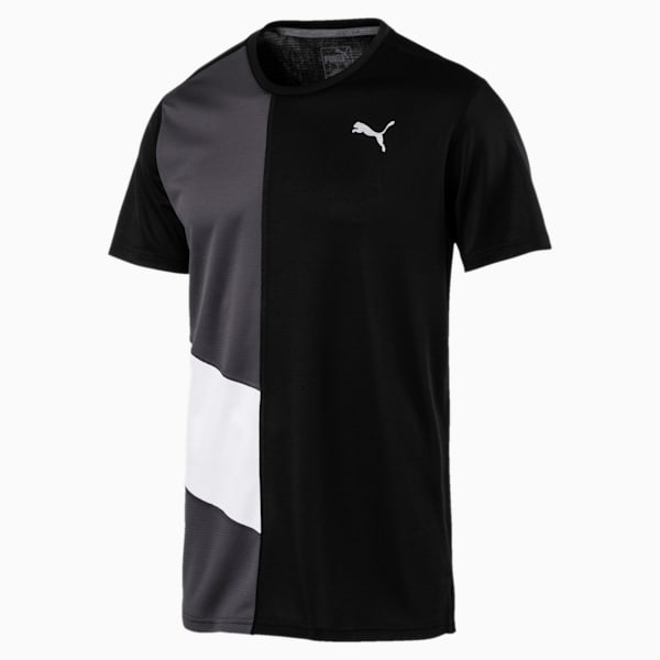 Ignite Men’s Tee, Puma Black-Asphalt, extralarge