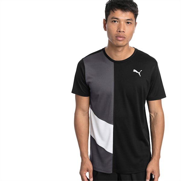 Ignite Men’s Tee, Puma Black-Asphalt, extralarge