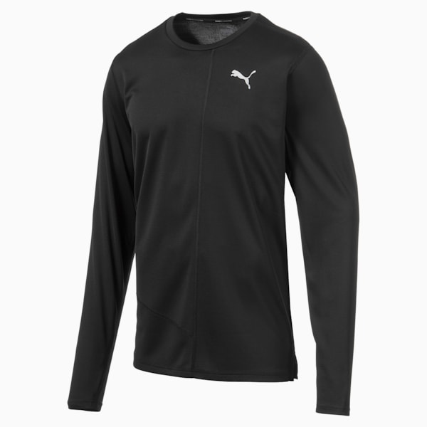 Ignite Men's Long Sleeve Tee, Puma Black, extralarge