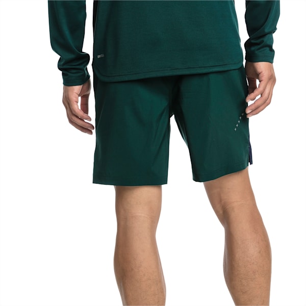 IGNITE Woven dryCELL Men's Training Shorts, Ponderosa Pine-Peacoat