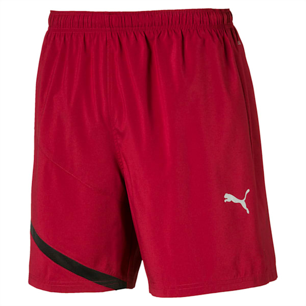 IGNITE Woven dryCELL Men's Training Shorts, Rhubarb-Puma Black, extralarge-IND