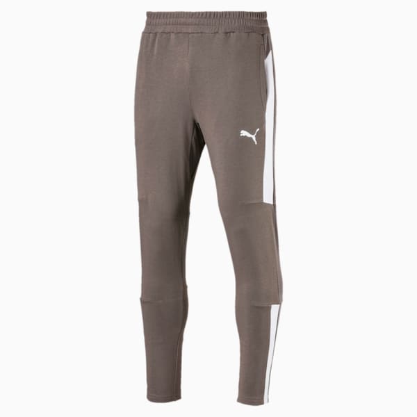 Energy Sweat Blaster Men's Pants, Charcoal Gray-Puma White, extralarge