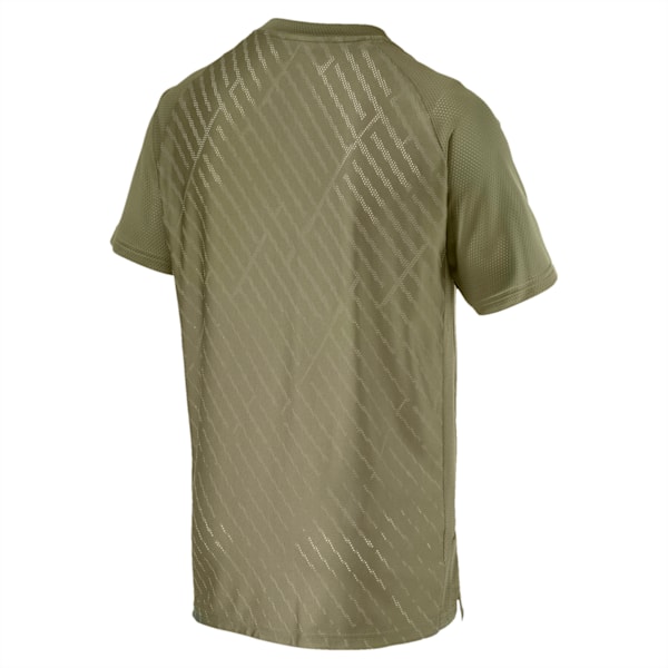 VENT Graphic Men's Training Tee, olivine-puma white, extralarge-IND