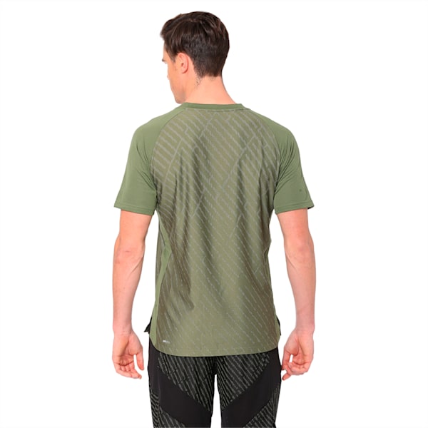 VENT Graphic Men's Training Tee, olivine-puma white, extralarge-IND