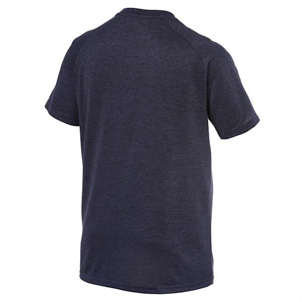 The CAT Heather Men's Training Tee, Peacoat Heather, extralarge-IND