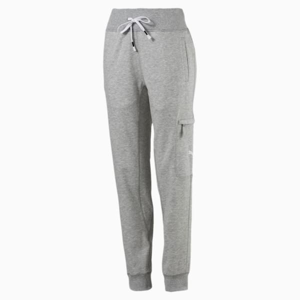 Feel It Women’s Sweatpants, Light Gray Heather, extralarge