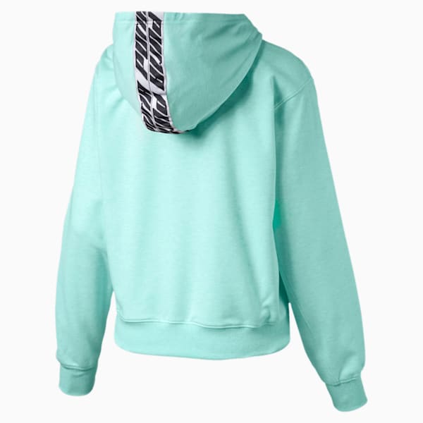 Feel It Cover Up Women’s Half Zip Hoodie, Fair Aqua Heather, extralarge