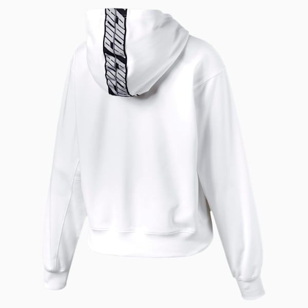Feel It Cover Up Women’s Half Zip Hoodie, Puma White, extralarge