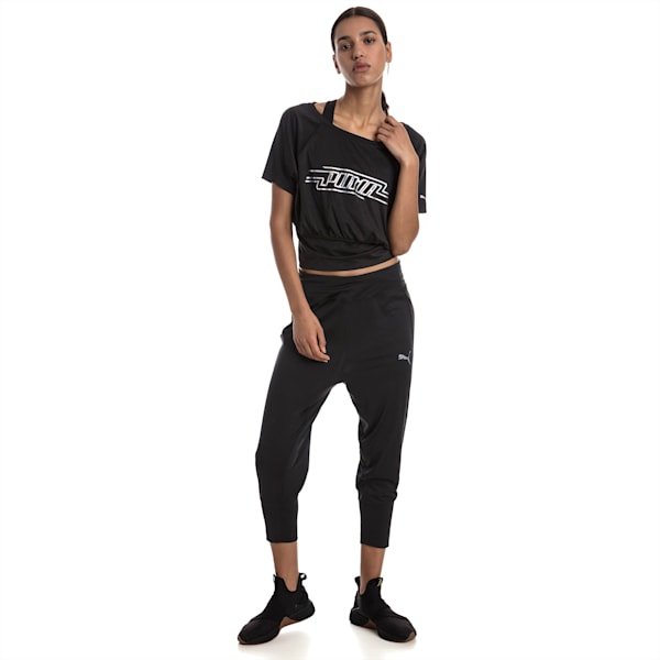 Knockout Women's 3/4 Pants, Puma Black Heather, extralarge