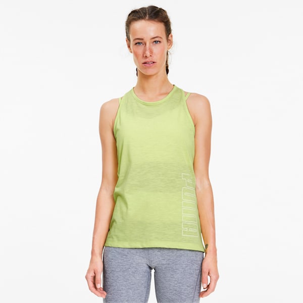 Twist It Women’s Logo Tank, Sunny Lime, extralarge
