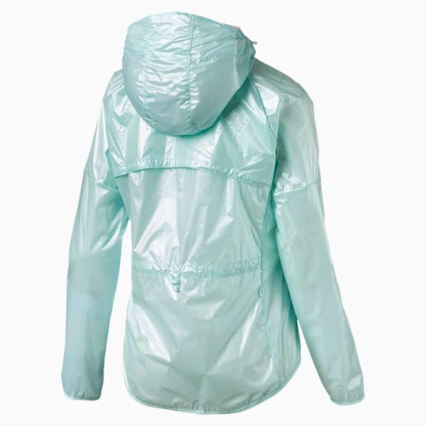 Last Lap Women’s Metallic Jacket, Fair Aqua-metallic, extralarge