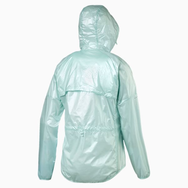 Last Lap Women’s Metallic Jacket, Fair Aqua-metallic, extralarge