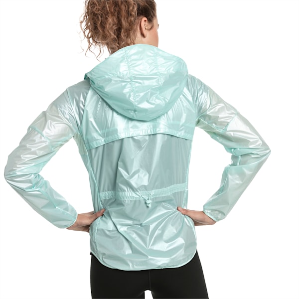 Last Lap Women’s Metallic Jacket, Fair Aqua-metallic, extralarge