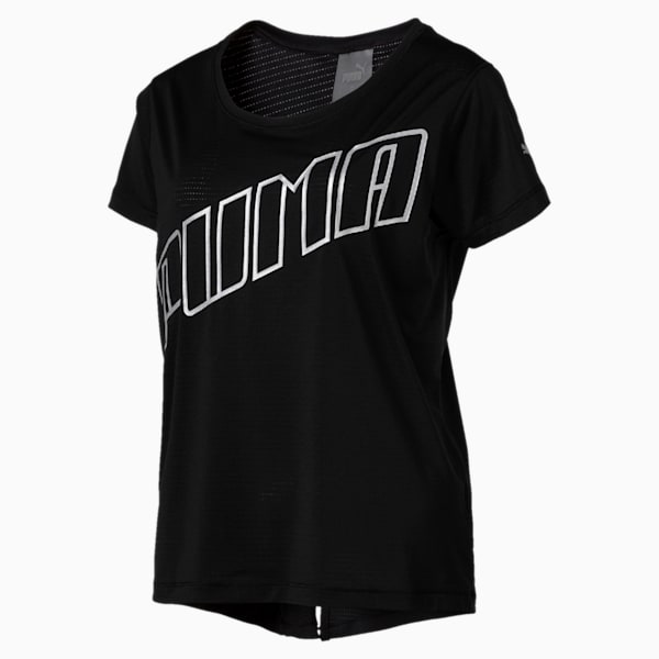 Ahead Slogan Tee, Puma Black, extralarge