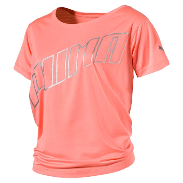 Ahead Women's Running Tee, Bright Peach, extralarge-IND