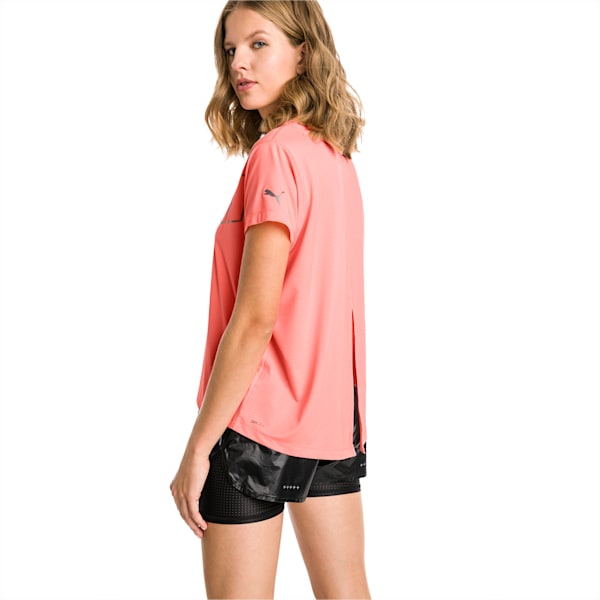 Ahead Women's Running Tee, Bright Peach, extralarge-IND