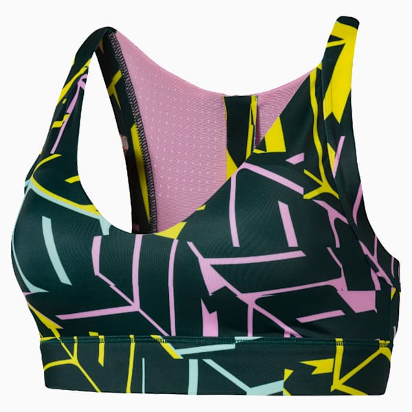 Cosmic TZ Women’s Mid Impact Bra, pondpine-PalePink-graphic, extralarge