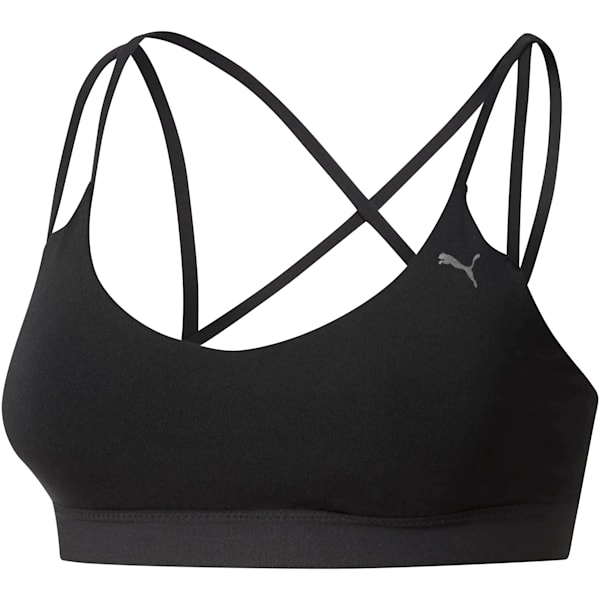 Strappy Bra L, Puma Black, extralarge