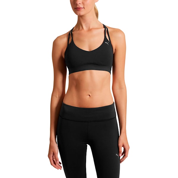 Strappy Bra L, Puma Black, extralarge