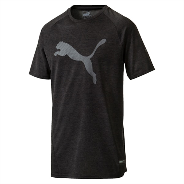 A.C.E. Heather Cat Men's Tee, Puma Black Heather, extralarge-IND