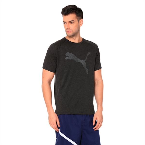 A.C.E. Heather Cat Men's Tee, Puma Black Heather, extralarge-IND