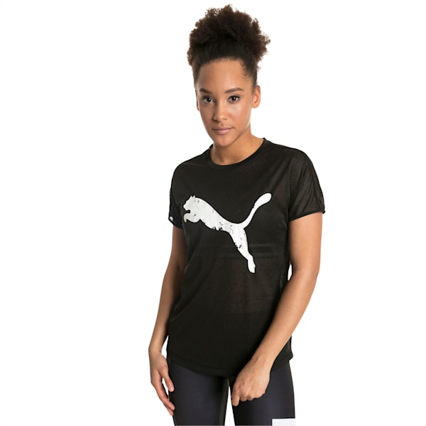 A.C.E. Women's Crew T-Shirt, Puma Black, extralarge-IND