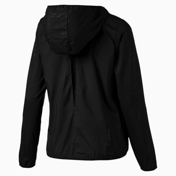 Ignite Women’s Hooded Wind Jacket, Puma Black, extralarge
