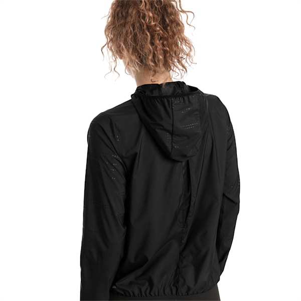 Ignite Women’s Hooded Wind Jacket, Puma Black, extralarge