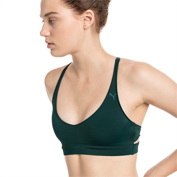 SpotLite Women's Low Impact Sports Bra, Ponderosa Pine, extralarge-IND