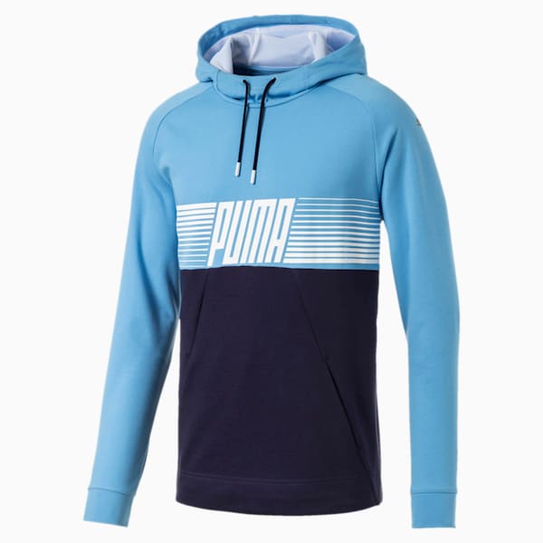 A.C.E. Men’s Hoodie, Bonnie Blue-Peacoat, extralarge