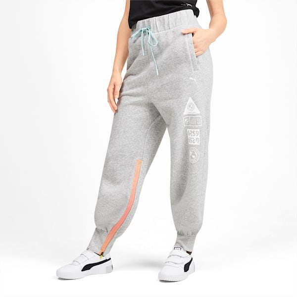 SG x PUMA Track Pants, Light Gray Heather, extralarge