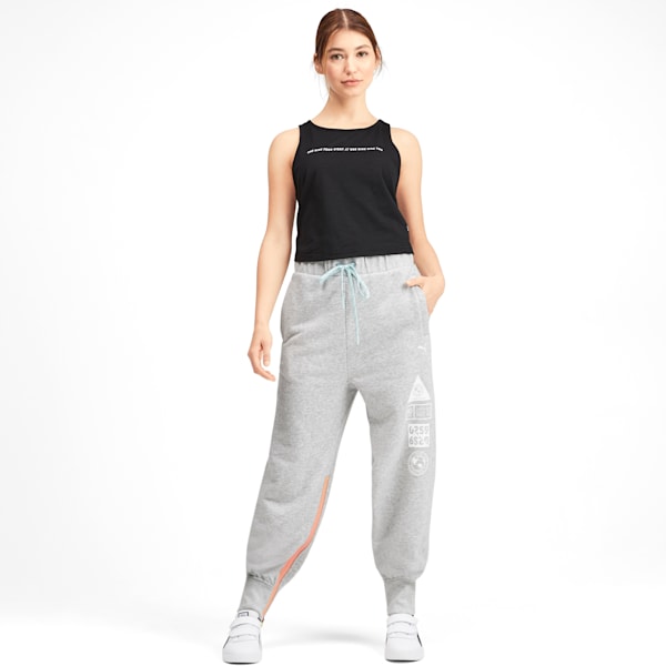 SG x PUMA Track Pants, Light Gray Heather, extralarge