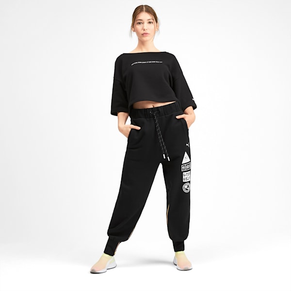 PUMA x SELENA GOMEZ Women's Sweatpants, Puma Black, extralarge-IND