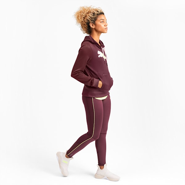 SHIFT Women's Training Hoodie, Vineyard Wine, extralarge-IND