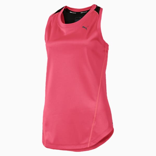 IGNITE dryCELL Women's Running Tank Top, Pink Alert-Puma Black, extralarge-SEA