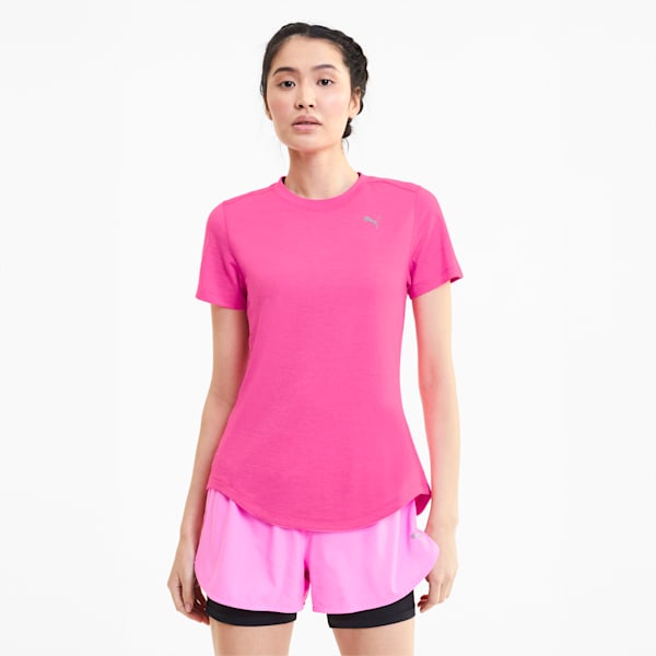 IGNITE dryCELL Women's Heather T-Shirt, Luminous Pink Heather, extralarge-IND