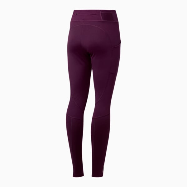 Get Fast Women's Winter Leggings, Plum Purple, extralarge
