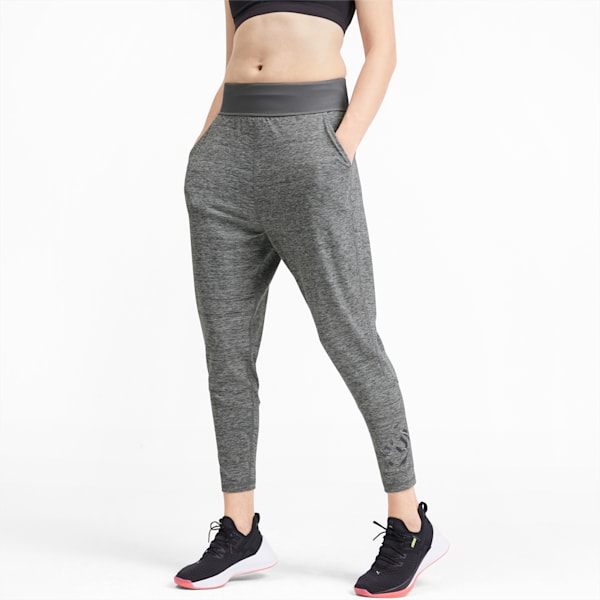 Studio Women's 7/8 Sweatpants, Medium Gray Heather, extralarge