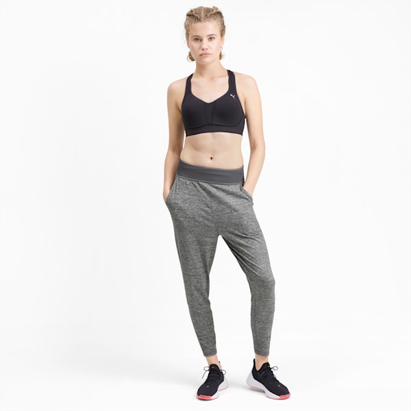 Studio Women's 7/8 Sweatpants, Medium Gray Heather, extralarge