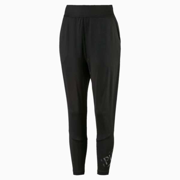Studio Women's 7/8 Sweatpants, Puma Black, extralarge